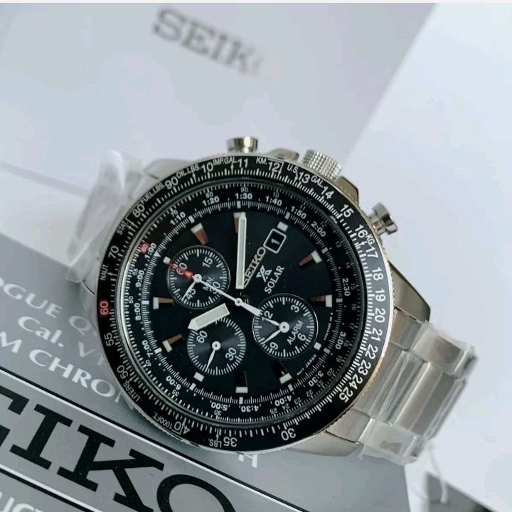 Seiko solar deals chronograph ssc009p1