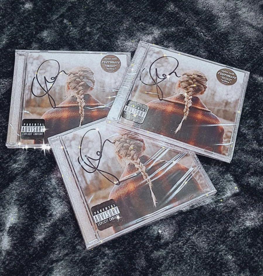 Vintage Vinyl Records - And as quickly as we sold out of the first batch,  we've received a second batch of SIGNED Taylor Swift “Evermore” CDs! Same  rules apply, in store purchases