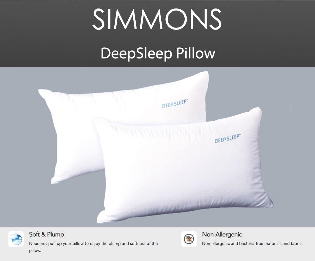 Simmons deep hot sale sleep pillow