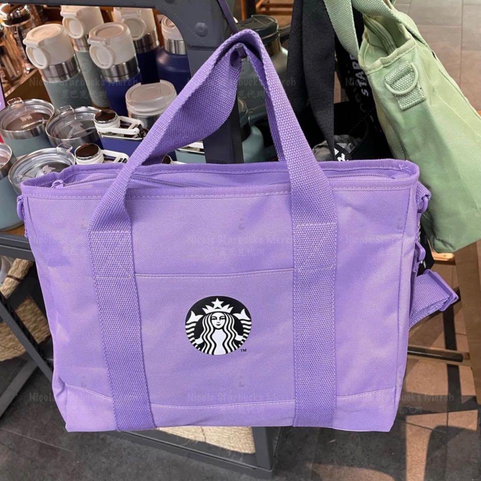 Starbucks Cooler Bag in Purple, Furniture & Home Living, Kitchenware