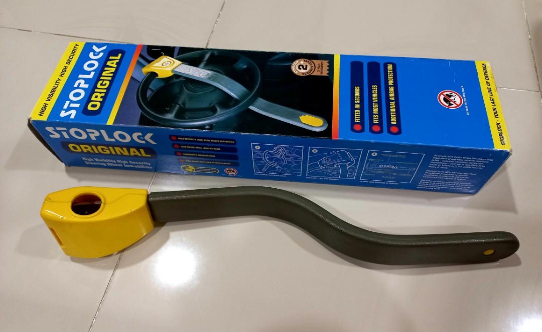 Stoplock Car High Security Steering Wheel Lock ( Original) c/w keys