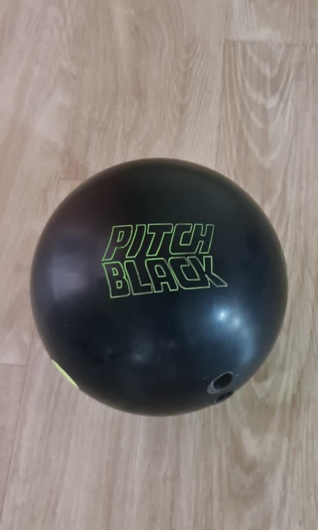 Storm Pitch Black 14 lb High performing Urethane Bowling Ball, Sports