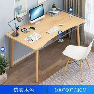 Study Desk Working Table Natural Pine Wood Good Quality AS777