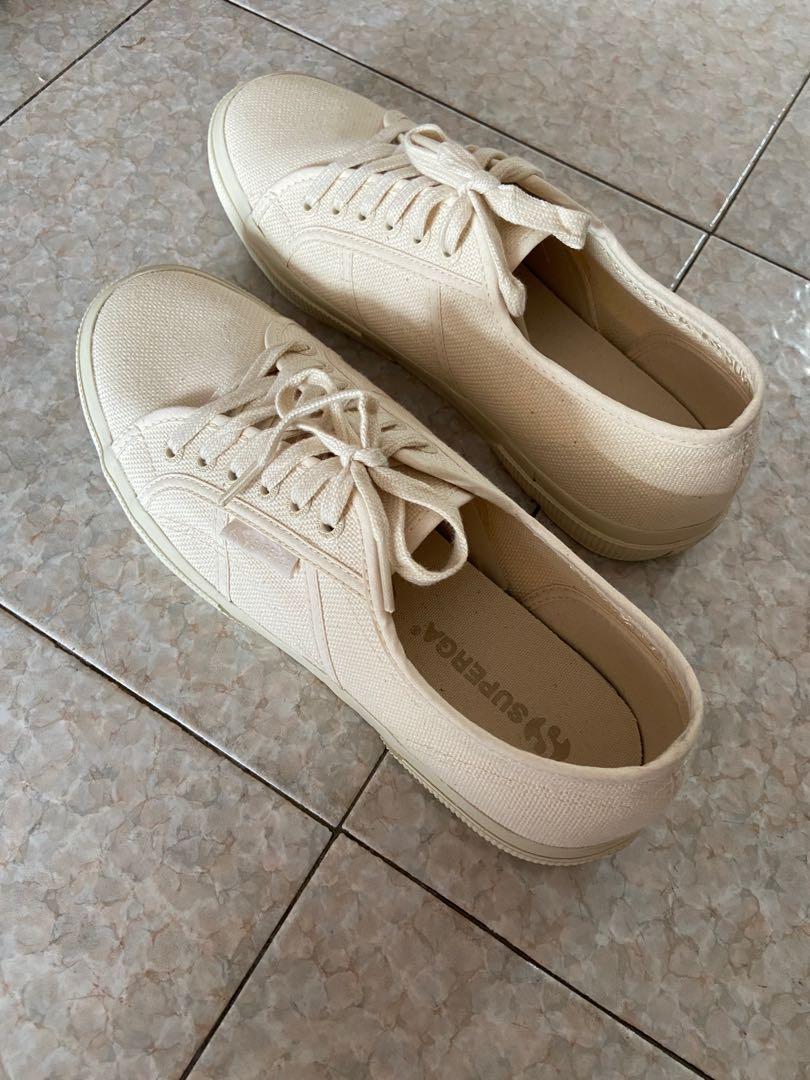 superga strap total beige raw