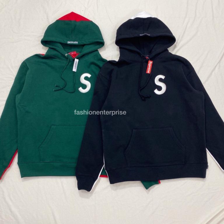 Supreme FW21 S Logo Split Hooded Sweatshirt