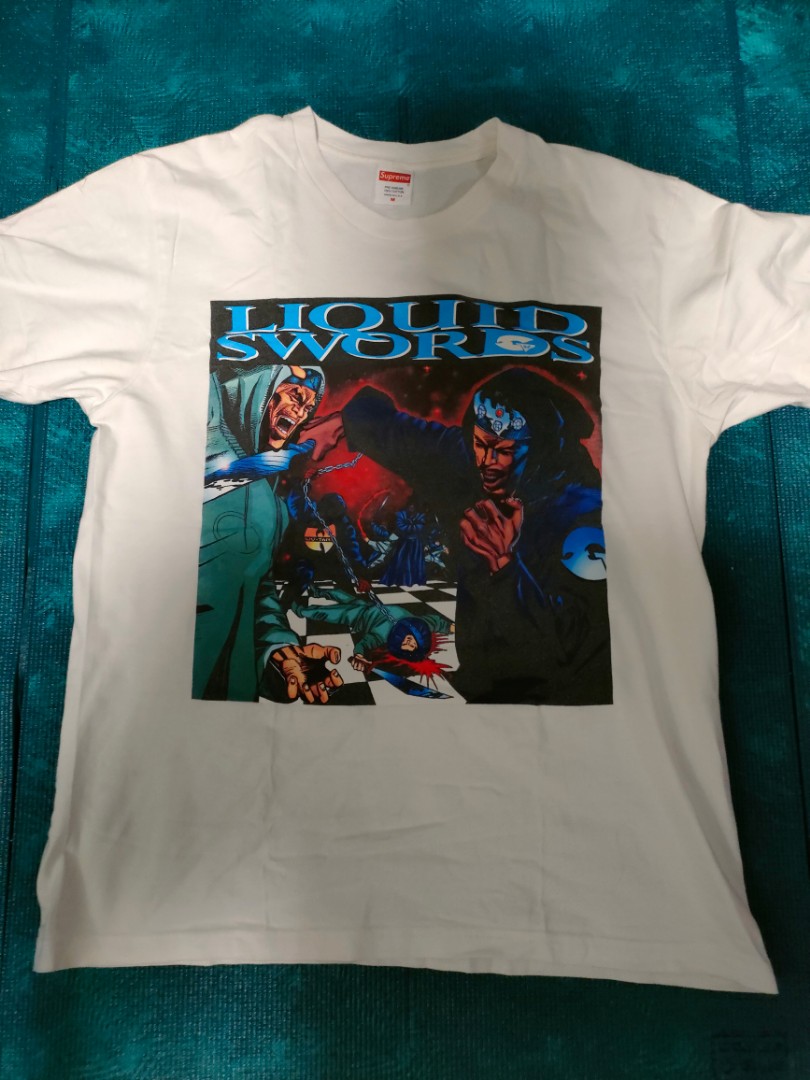 supreme liquid swords tee white