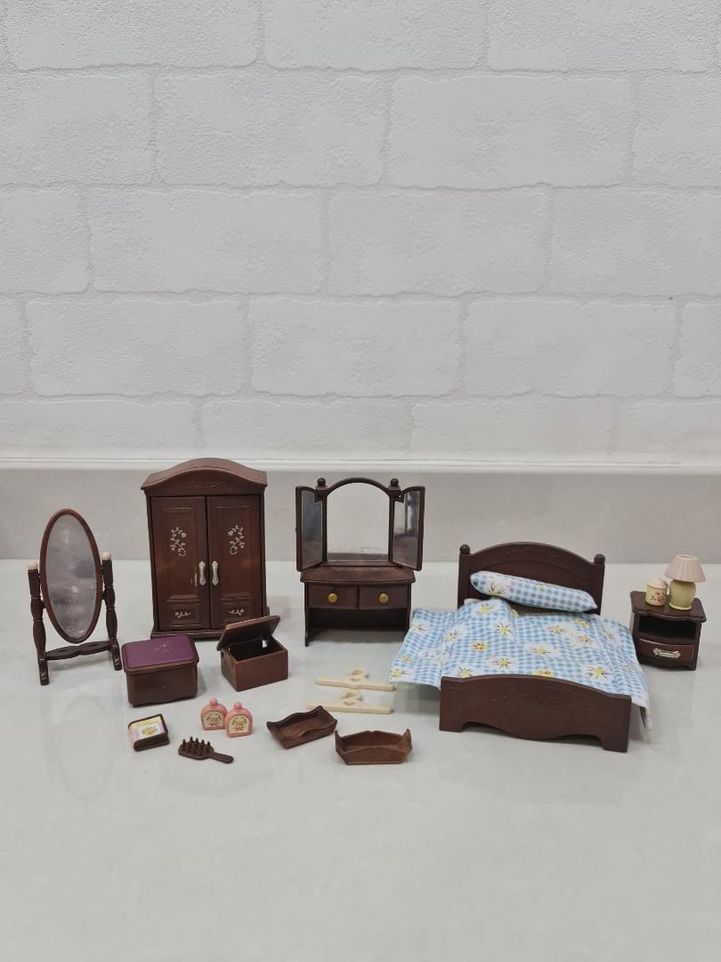 Sylvanian families master top bedroom furniture set