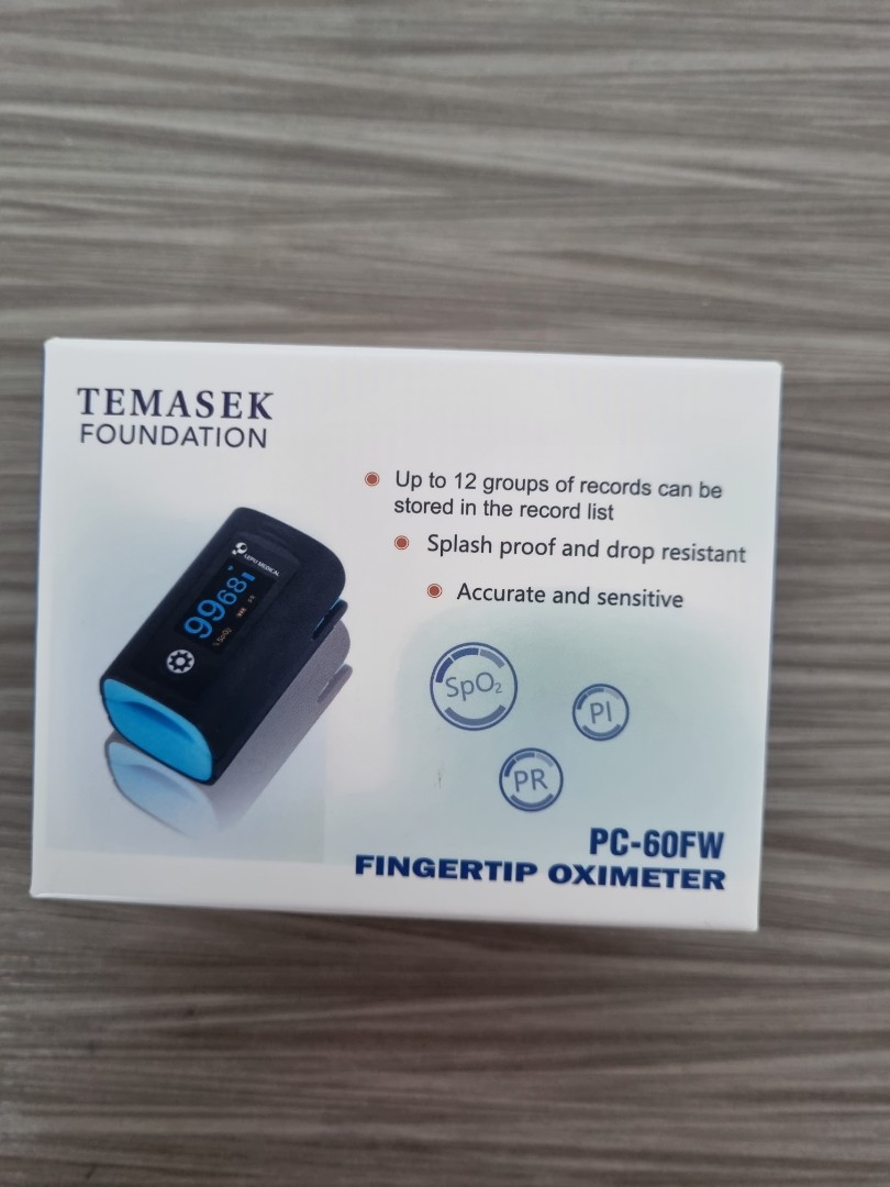 Temasek Foundation Oximeter, Health & Nutrition, Health Monitors