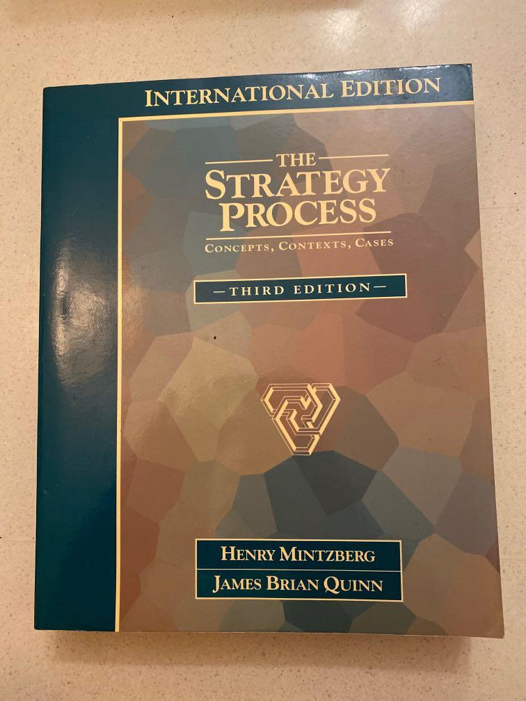 Process Strategy Books The Strategy Process (3rd Edition) by Henry Mintzberg & James Brian ...