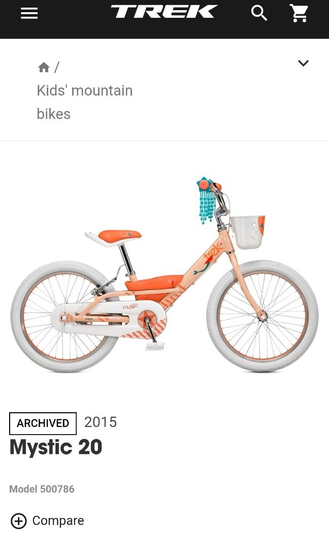 Trek Kids Mystic 20 Sports Equipment Bicycles Parts Bicycles on Carousell