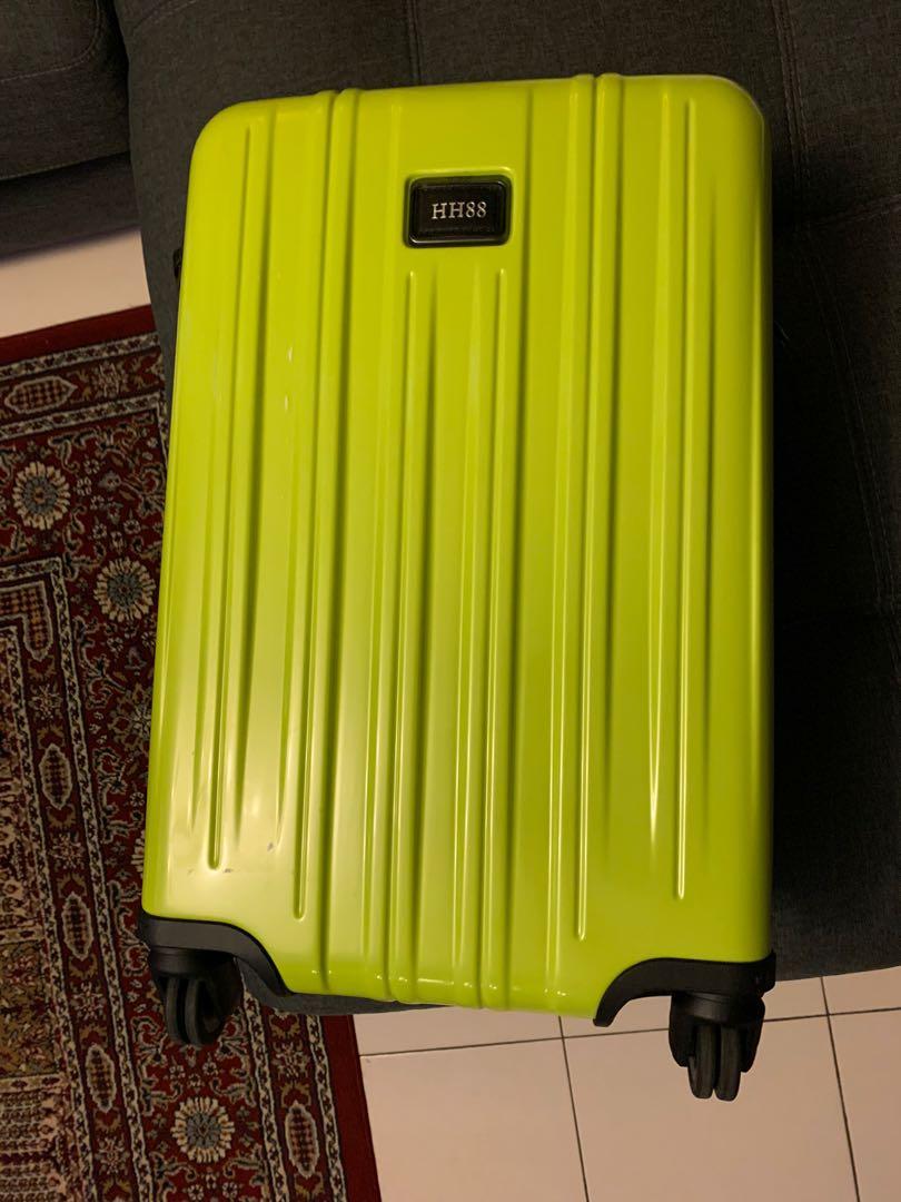 Tumi yellow store luggage