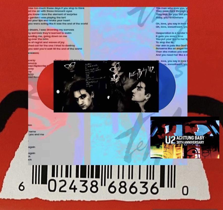 (IN STOCK) U2 ACHTUNG BABY 30TH ANNIVERSARY VINYL LIMITED EDITION