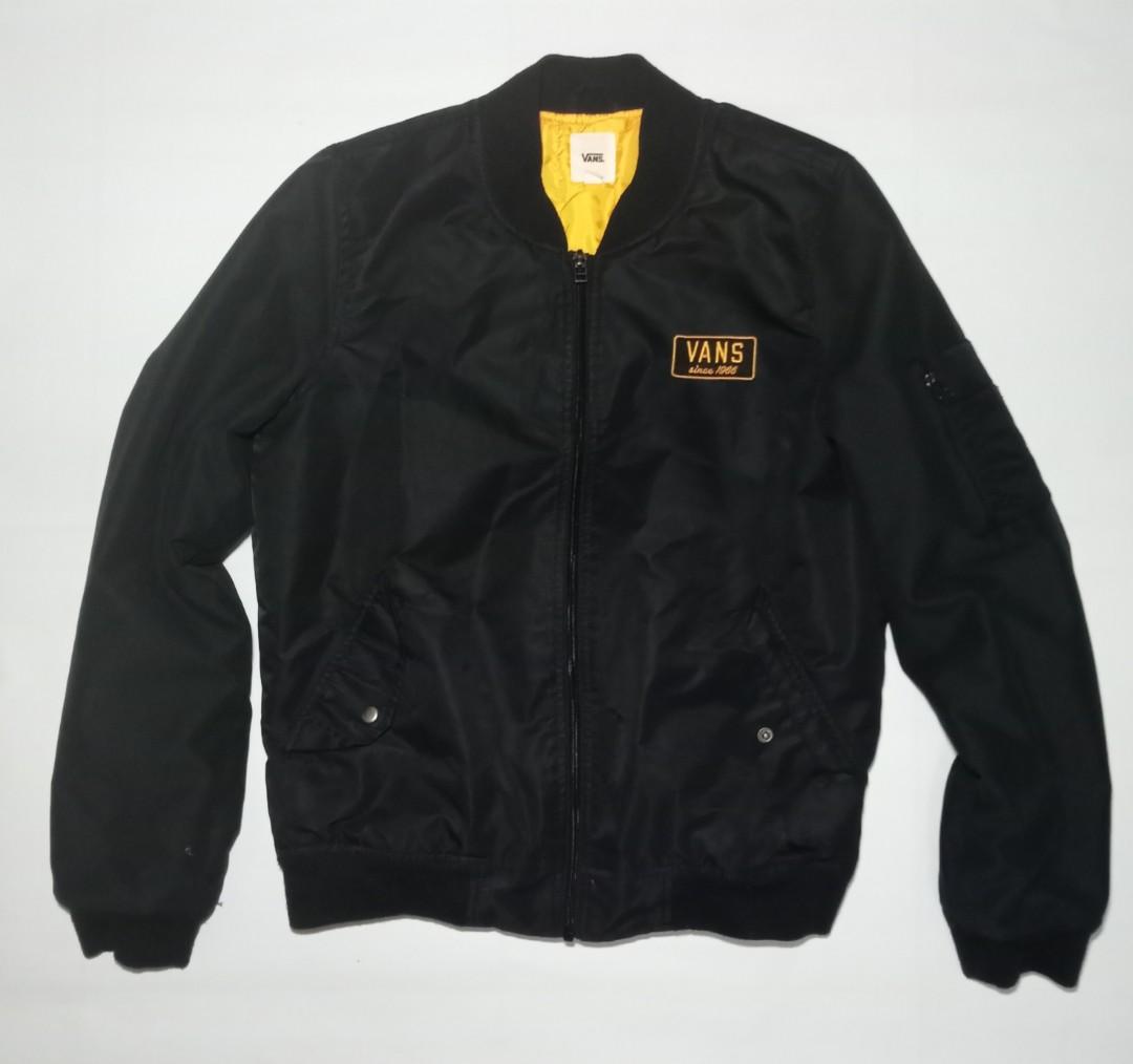 Vans bomber jacket, Men's Fashion, Tops & Sets, Hoodies on Carousell