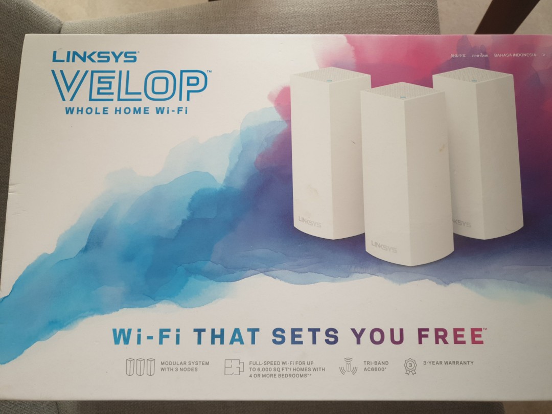 Velop Ac600 Router Velop AC6600 Tri band mesh, Computers & Tech, Office & Business ...