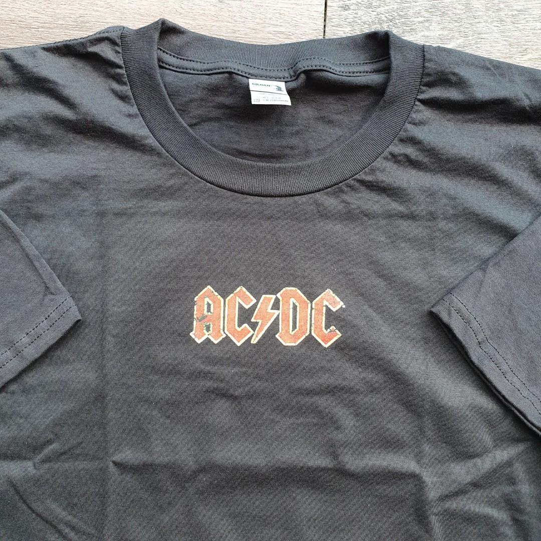 Vintage ACDC Band Tee, Men's Fashion, Tops & Sets, Tshirts & Polo ...