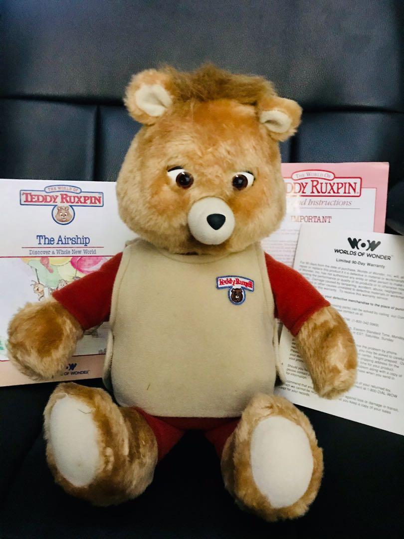 Teddy hot sale ruxpin 1990