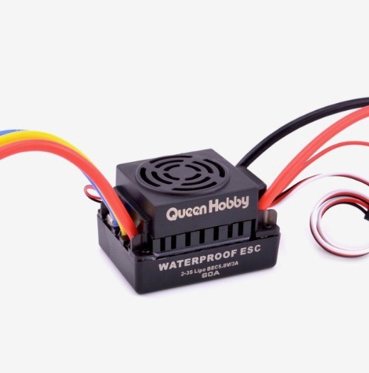 Waterproof 60A Brushless ESC Electronic Speed Controller with built-in ...
