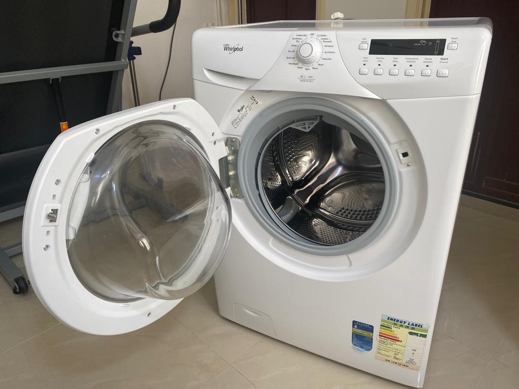 WHIRLPOOL FRONT LOADING WASHER and DRYER (Dual), 家庭電器, 洗衣機及乾衣機 Carousell