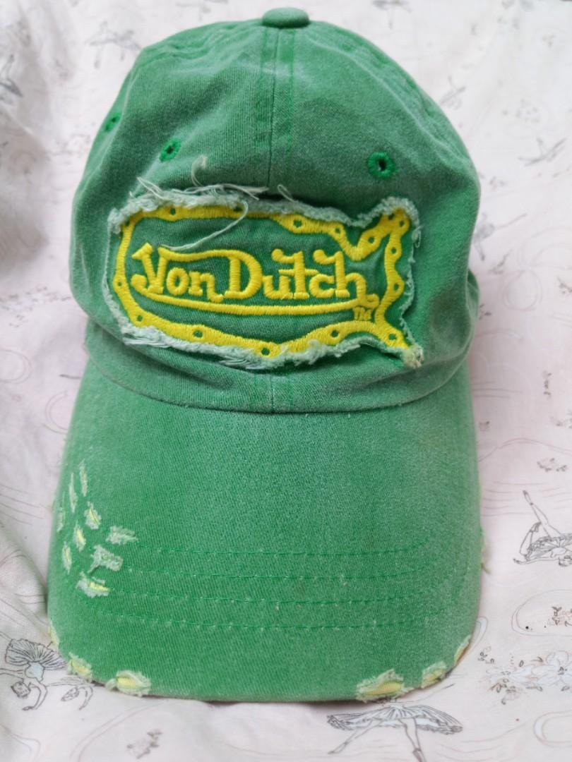 Y2k Von Dutch Green \u0026 Yellow Trucker 