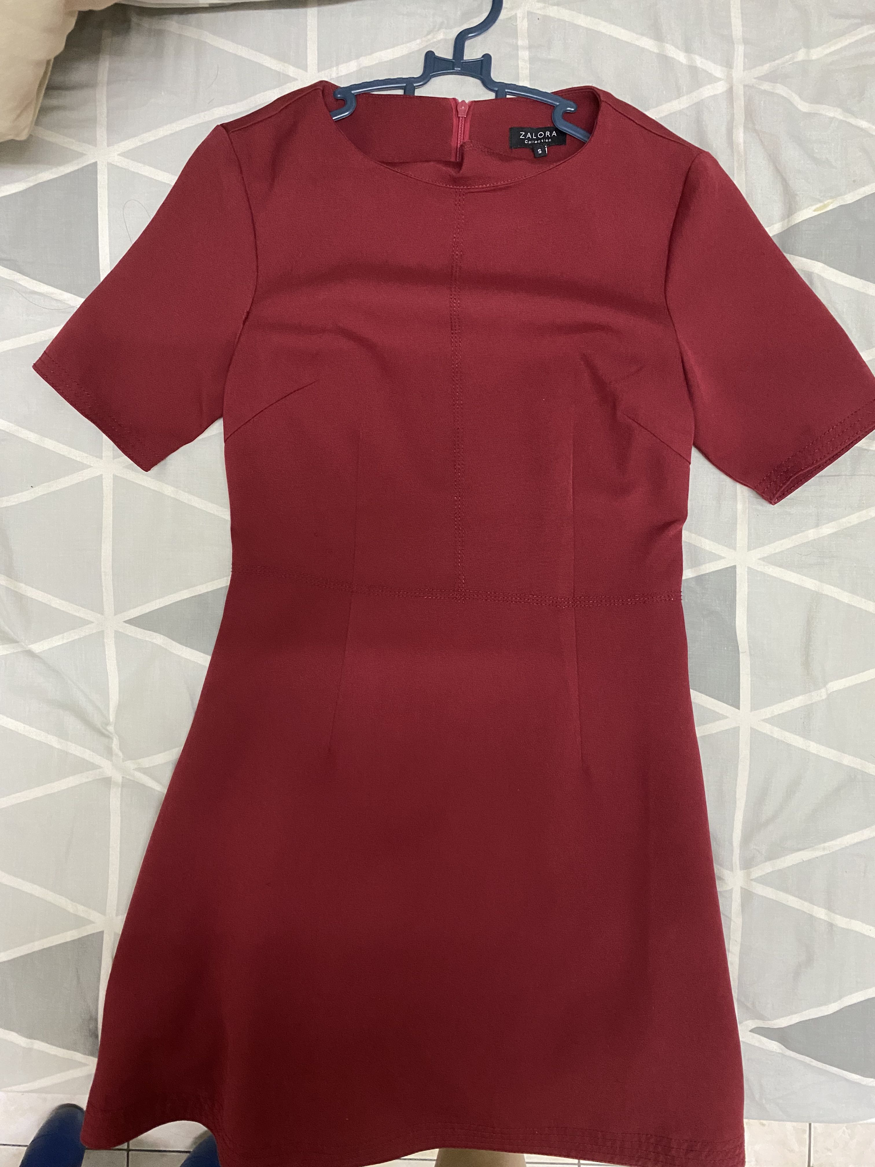Zalora red 2024 dress