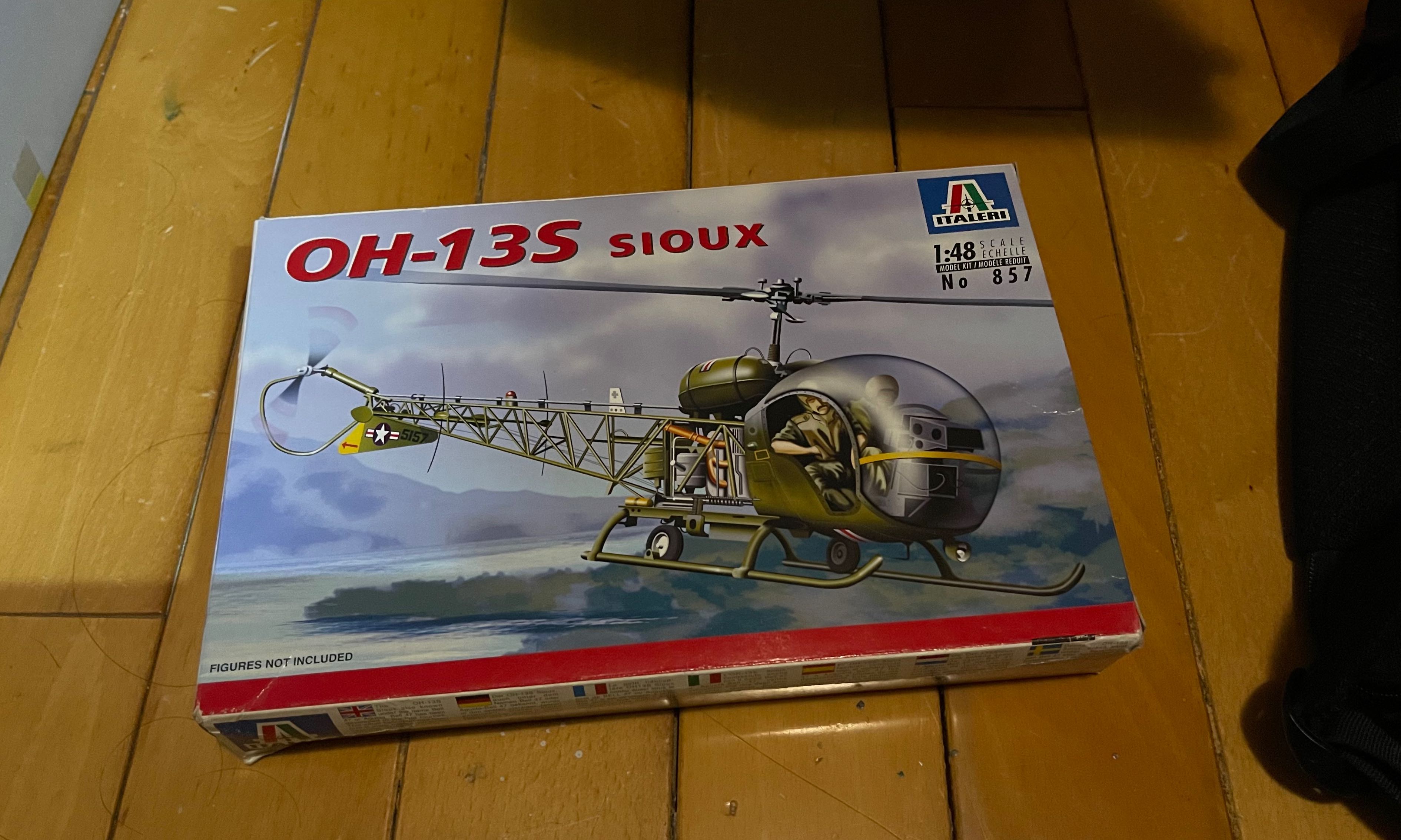 1 48 Oh 13s 盟軍直升機模型helicopter Plane Scale Model 興趣及遊戲 玩具 遊戲類 Carousell