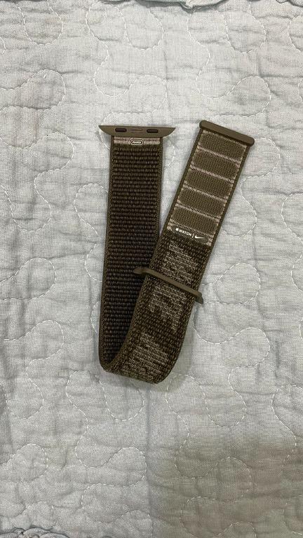 45mm Cargo Khaki Nike Sport Loop Like New Apple Watch Strap Band