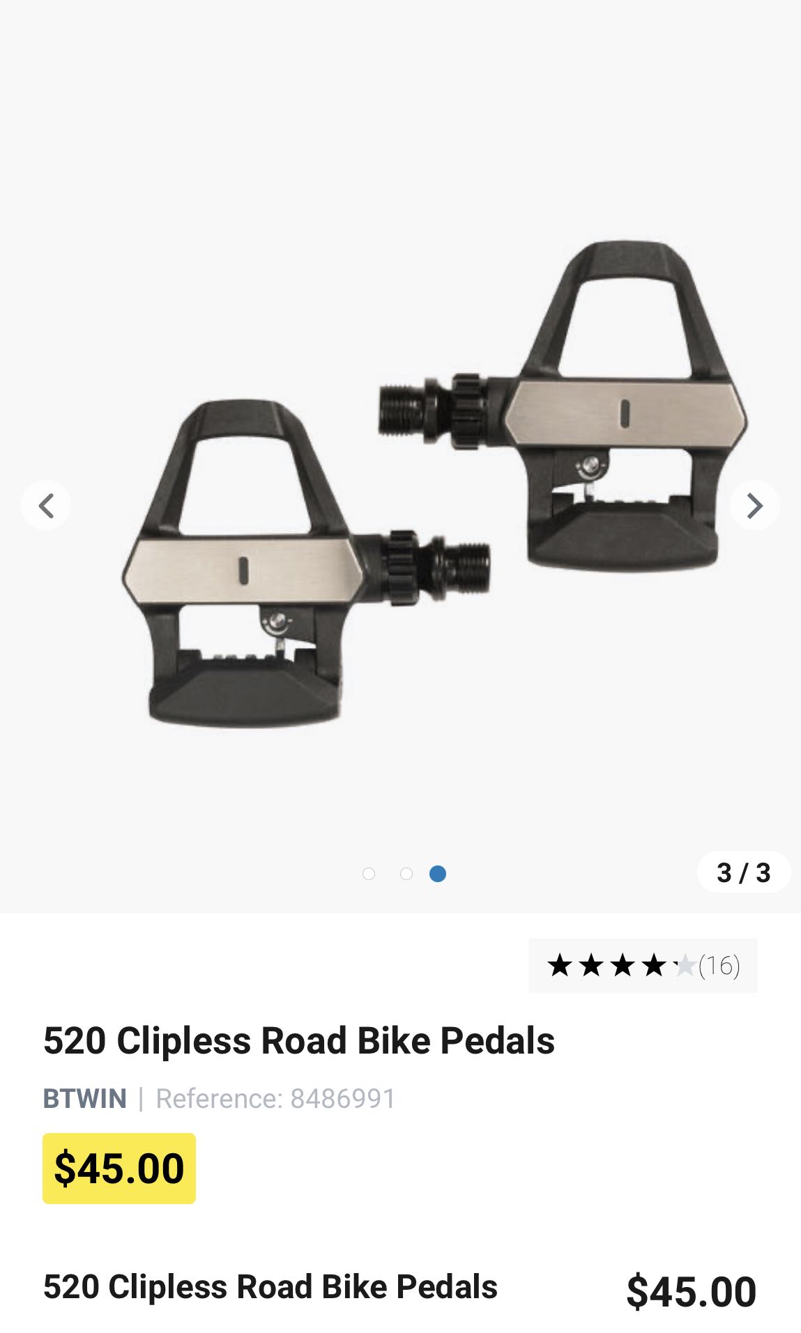 520 Clipless Road Bike Pedals Sports Equipment Bicycles Parts Parts Accessories on Carousell