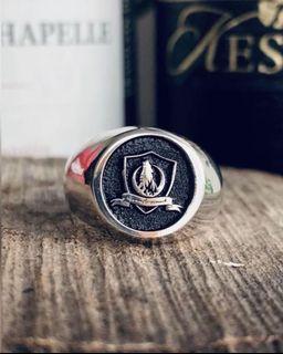 925 Sterling Silver Signet Ring for Men & Women