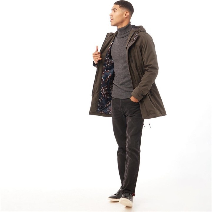 [全新] 防水跣水英國品牌男裝冬季軍褸中長褸加大NWT Men's Water