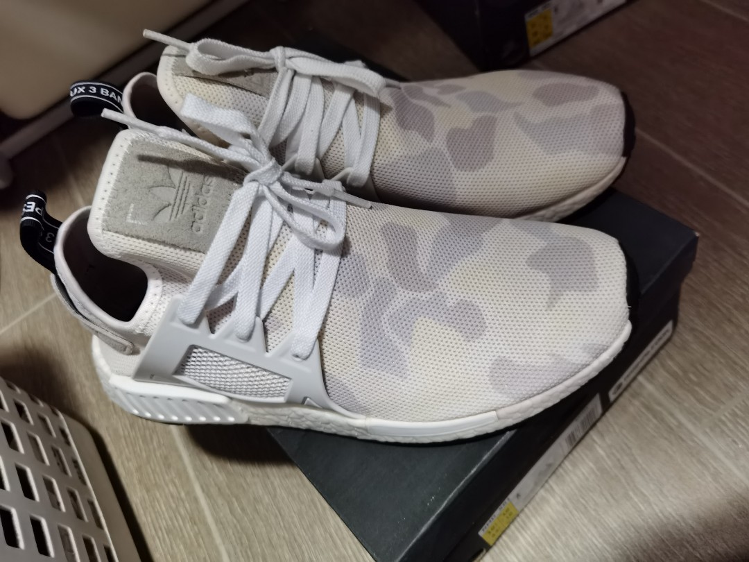 White on sale camo nmd