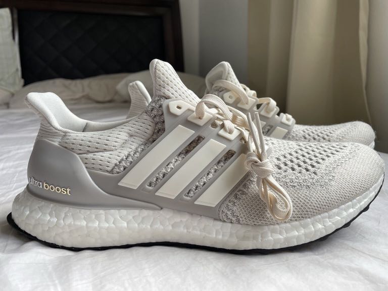 Adidas Ultraboost Talc Chalk Running Shoes BB7802 Men s Fashion
