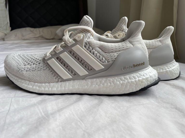 Adidas Ultraboost Talc Chalk Running Shoes BB7802 Men s Fashion Footwear on Carousell