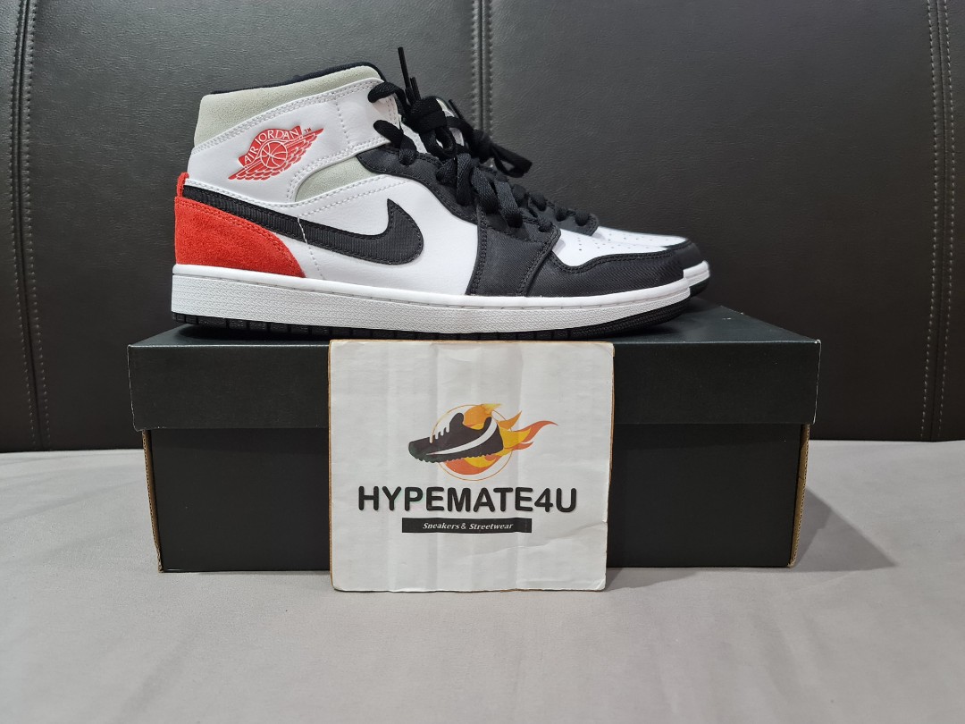 Air Jordan 1 Mid SE Union Red, Men's Fashion, Footwear, Sneakers on  Carousell