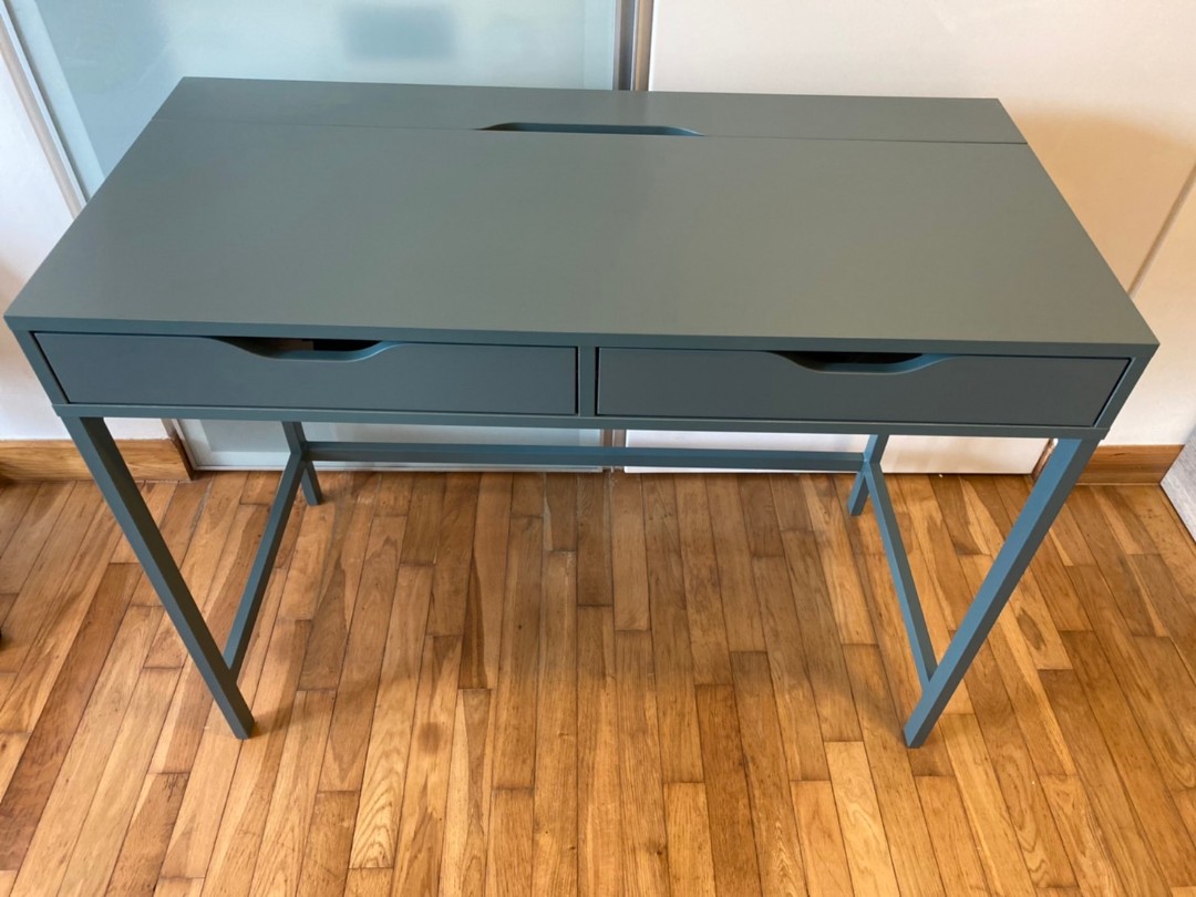 Grey alex store desk ikea