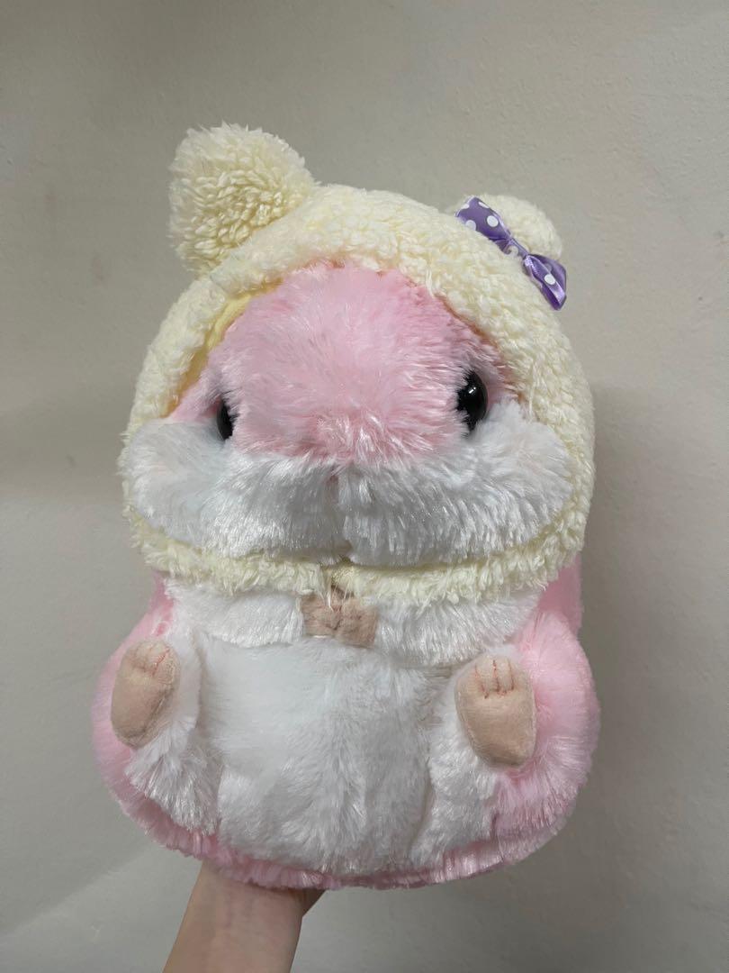 pink hamster plush
