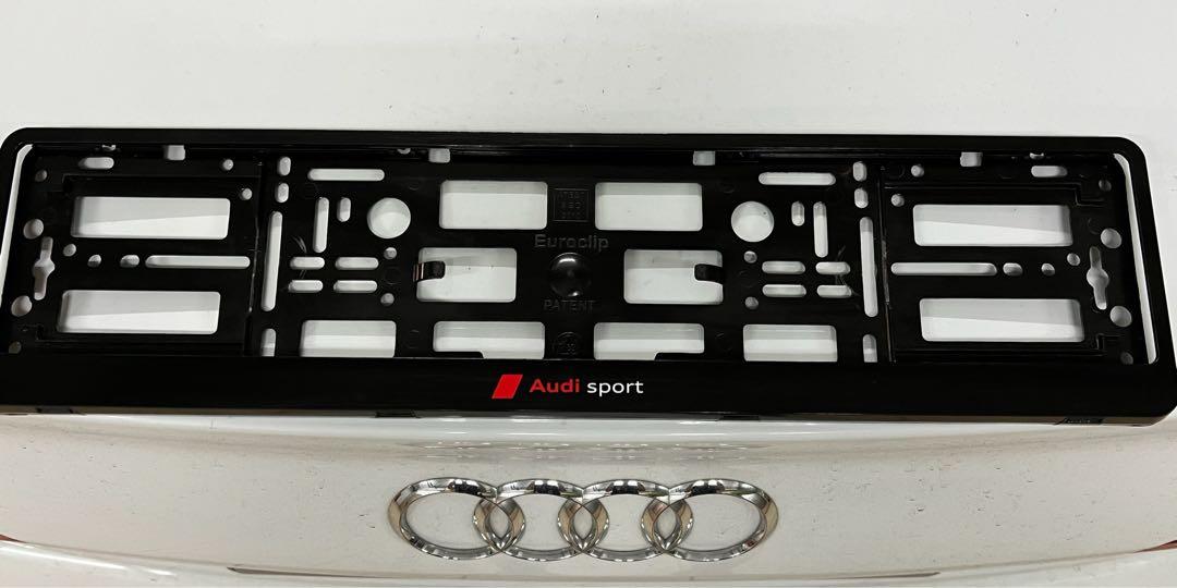 Audi car plate holder, Car Accessories, Car Plates on Carousell