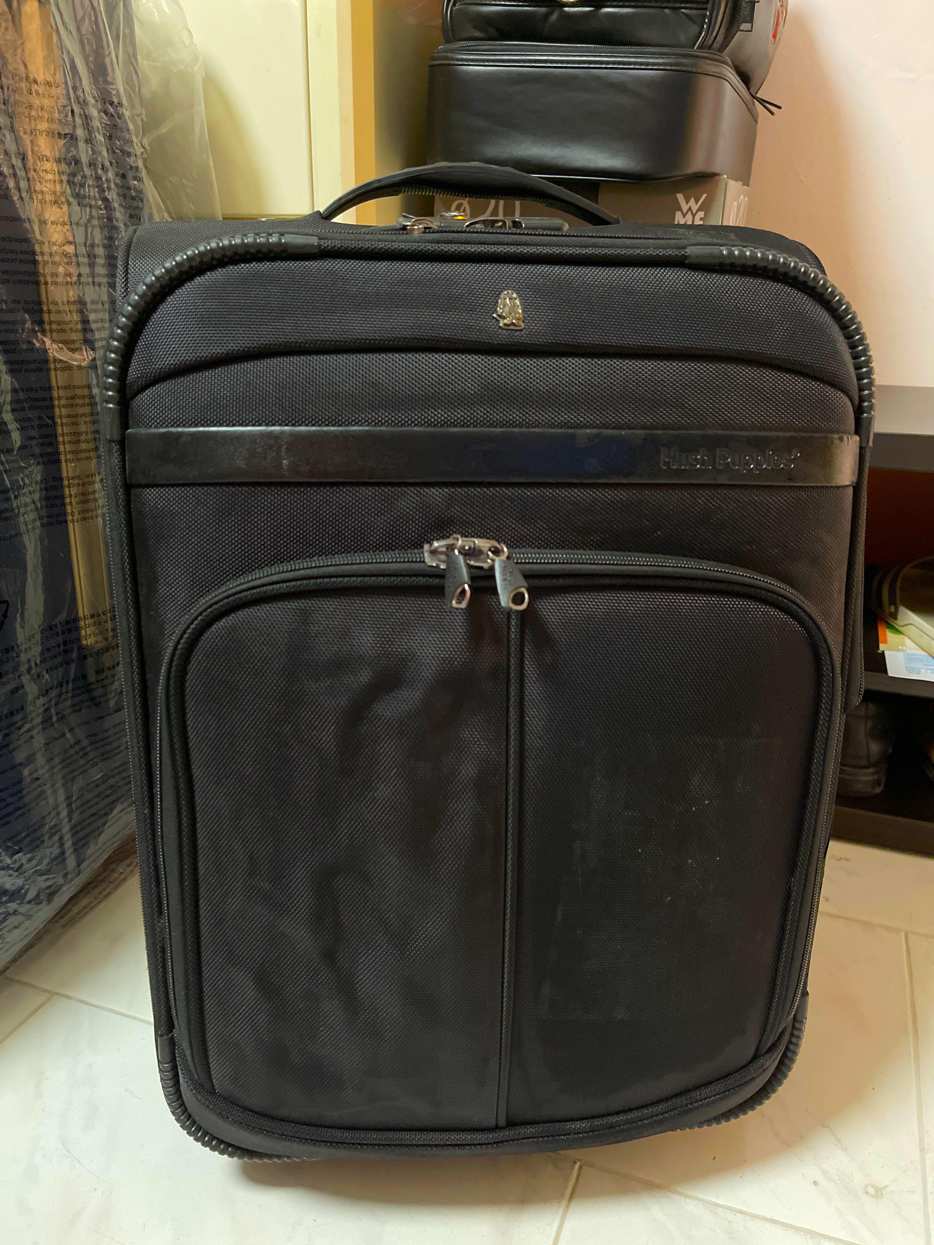 Authentic hush puppies cabin size luggage, Hobbies & Toys, Travel ...