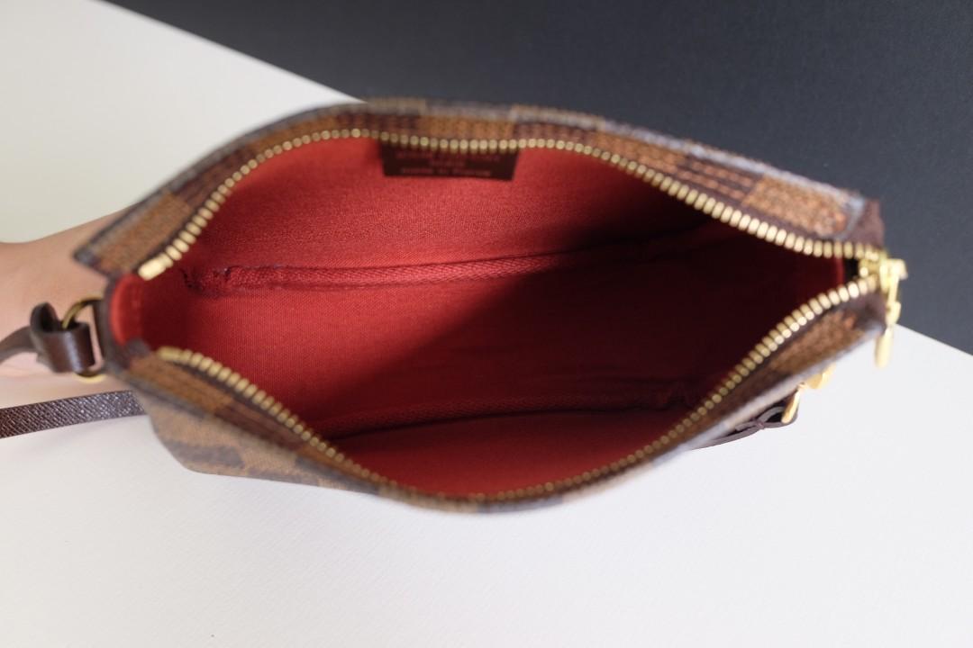 Louis Vuitton, Bags, 0 Authentic Louis Vuitton Damier Ebene Trousse  Pochette Mif