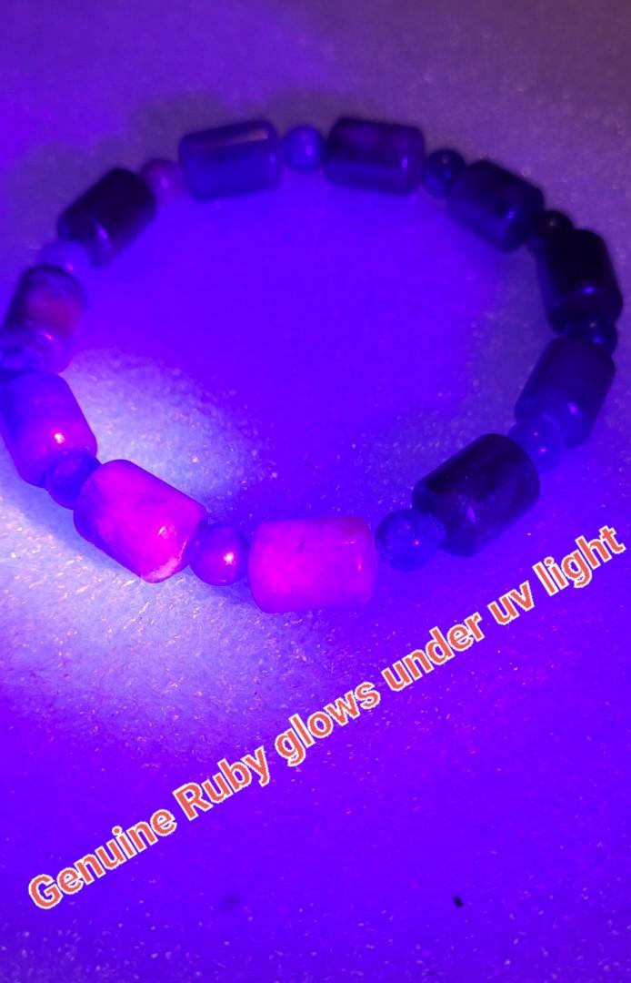 Authentic Natural Ruby Sapphire bracelet 9mm Women s Fashion