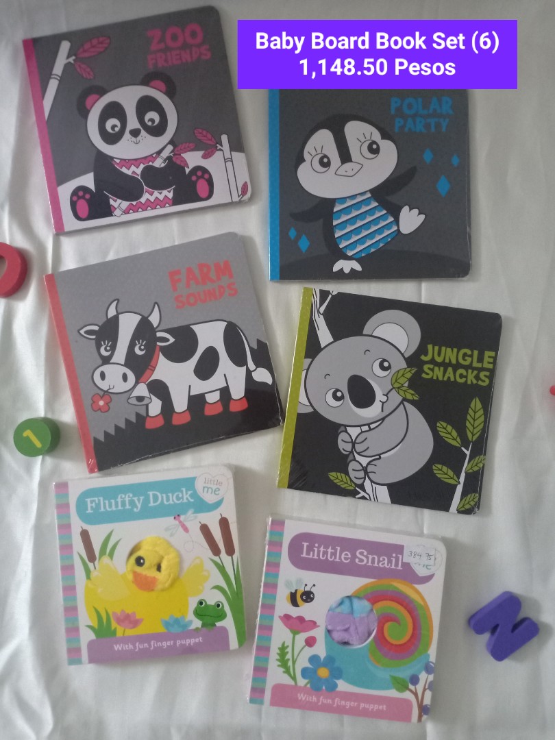 Baby Board Book Set of 6 for Ages 04 years old, Hobbies & Toys, Books