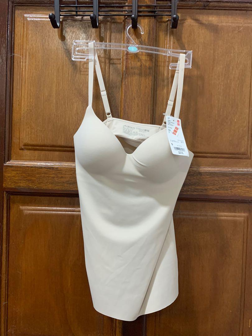 ANN3909: uniqlo airism M size bra camisole ( defect ), Women's Fashion,  Tops, Other Tops on Carousell