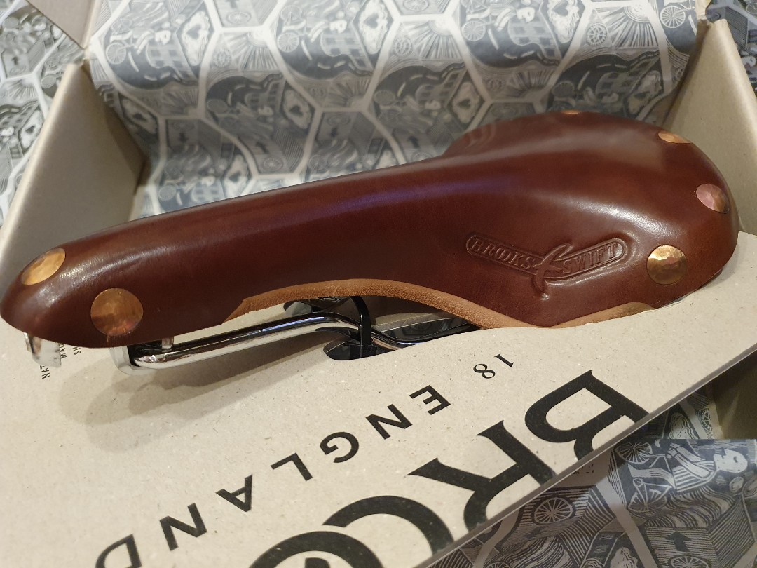 BROOKS ENGLAND SWIFT CHROME HONEY Brooks Swift Chrome Honey Men's