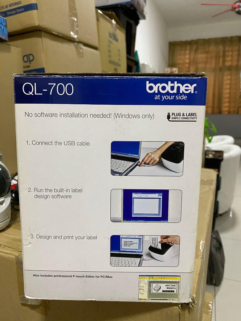 Brother QL-700 High Speed Professional Label Printer ...