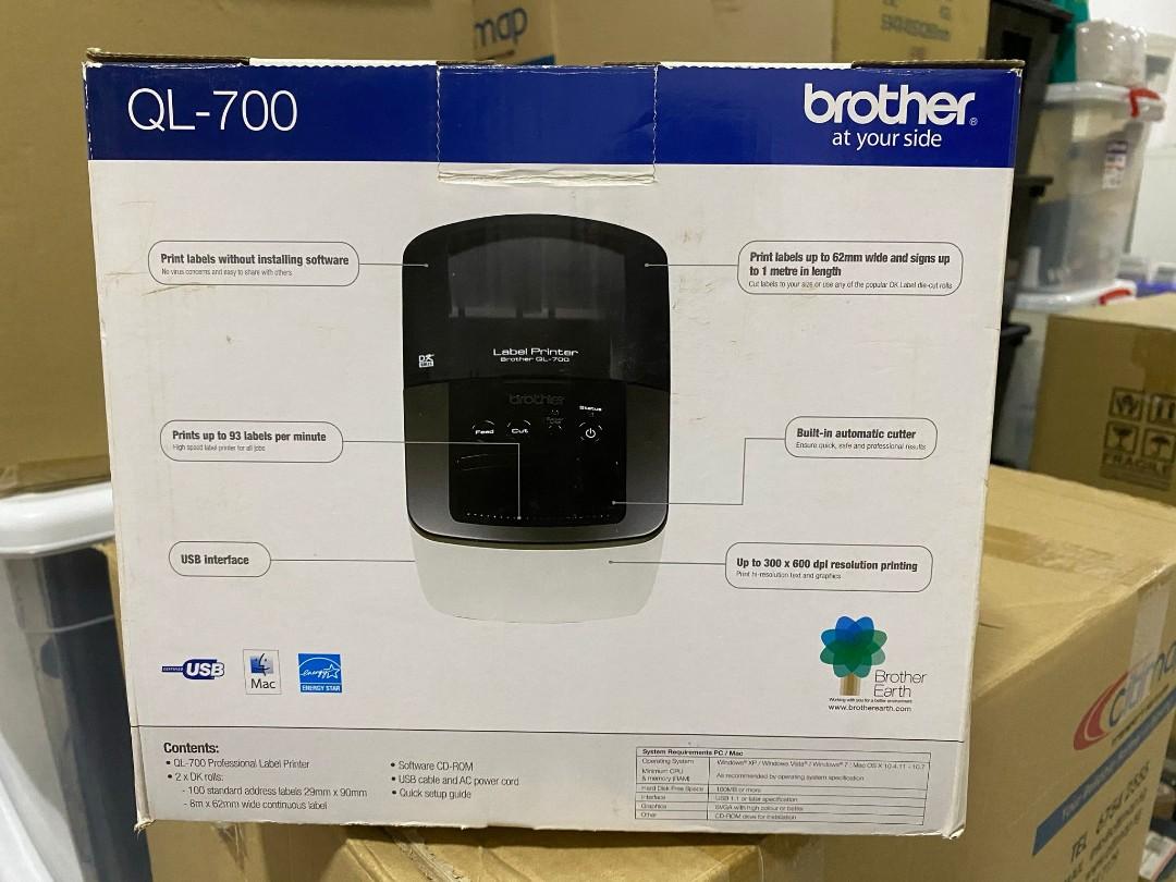 Brother QL-700 High Speed Professional Label Printer ...