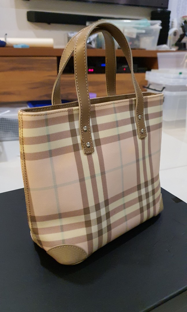 Burberry nova sale check small handbag