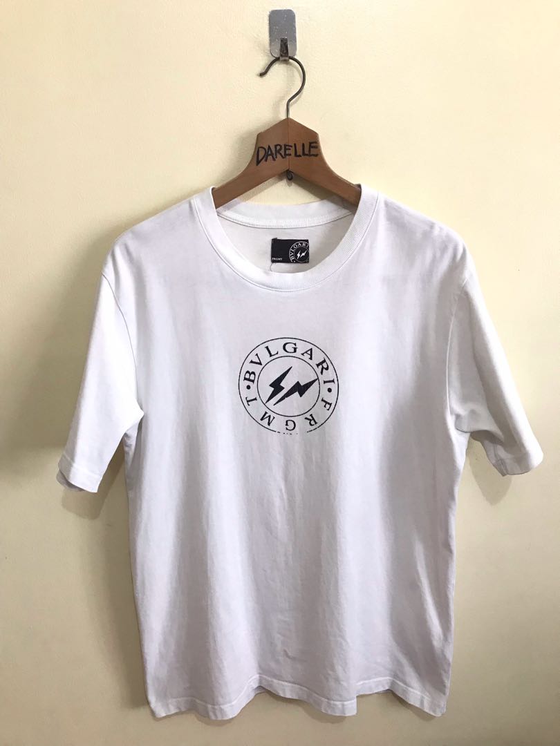 Bvlgari × Fragment Design F&F GIFT LOGO T SHIRT Sz 50