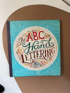 Calligraphy Guide book, THE ABC Hand lettering by Abbey Sy