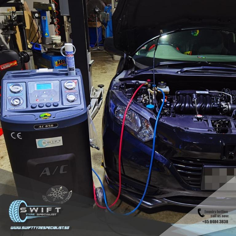 Car Aircon Flush and Gas top up servicing package, Car Accessories, Accessories on Carousell