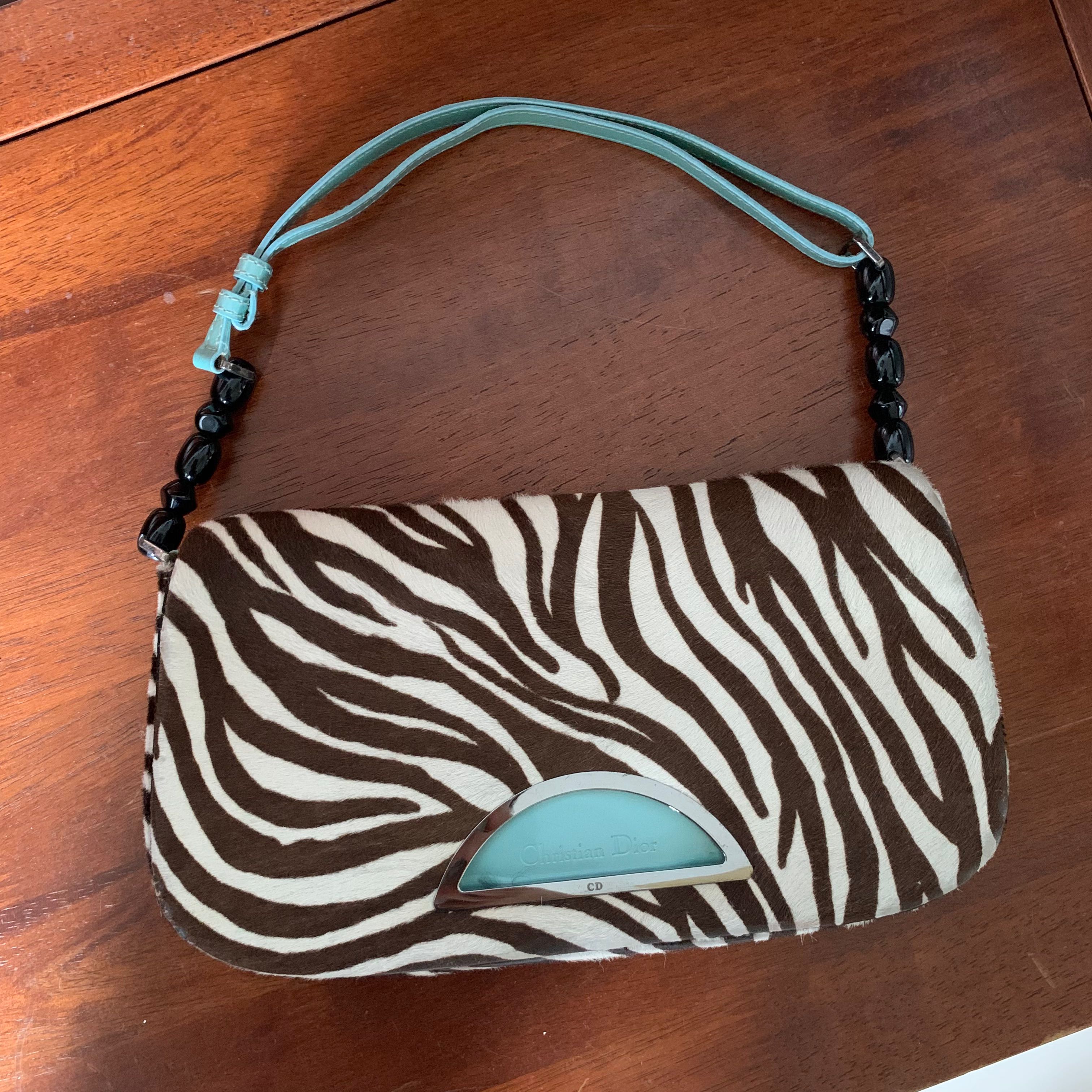 Christian Dior Zebra Vintage Bag, Women's Fashion, Bags & Wallets