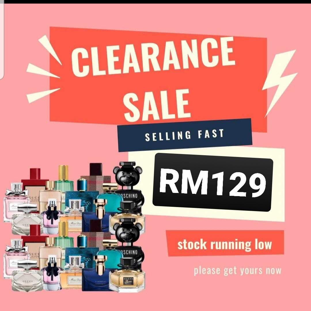 Perfume clearance 2025
